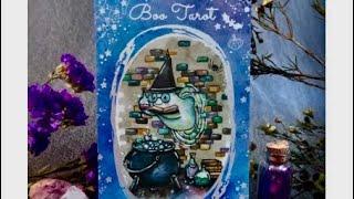 Распаковка и обзор колоды «Boo Tarot» Очаровательные  привидения от художницы из Тулузы 