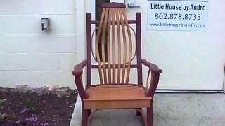 Poly Hickory Rocker  In Vermont From Little House by Andre 039