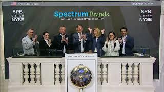 Spectrum Brands Holdings Inc (NYSE: SPB) Rings The Closing Bell®