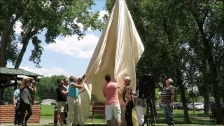 Unveiling of Kenny Sailors Statue at Washington Park in Laramie, WY