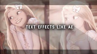 Text animation like AE Tutorial | Alight Motion / link, xml