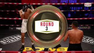Saqib Khan vs Berman Sanchez - Fight Town - York Hall - 1st October 2022 - Neilson Boxing