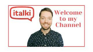 Welcome to my Channel! - iTalki Teacher Ryan