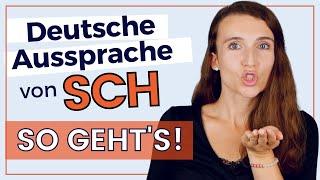 Kannst du das deutsche SCH nicht gut aussprechen?  Verbessere deine DEUTSCHE AUSSPRACHE sofort!