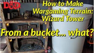 HOW TO MAKE cheap TERRAIN, Wizard Tower