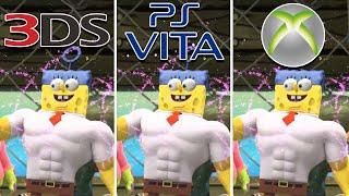 SpongeBob HeroPants (2015) 3DS vs PS Vita vs XBOX 360 (Which One is Better?)