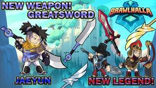 *New Legend* JAEYUN With A *New Weapon* GREATSWORD | Brawlhalla Showcase