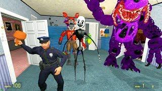 АНИМАТРОНИКИ ПУГАЮТ ОХРАННИКА FNAF 4 ► Garry's Mod