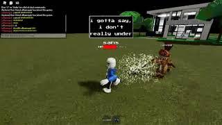 SANS  ROBLOX SCRIPT!