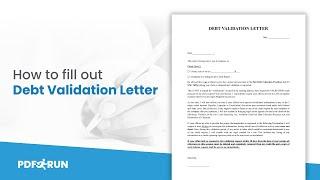 How to Fill Out Debt Validation Letter | PDFRun