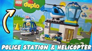 LEGO DUPLO Ep 9: Police Station & Helicopter 10959 (unboxing & building)