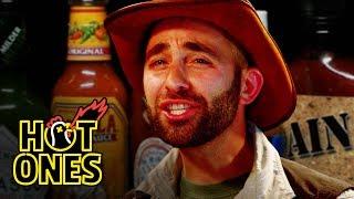 Coyote Peterson Gets STUNG by Spicy Wings | Hot Ones