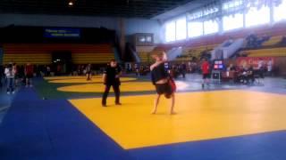 Flying armbar in grappling