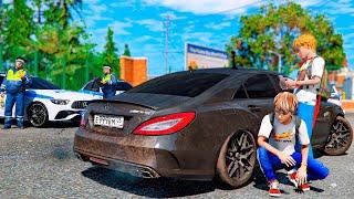 ОПЕРСКАЯ ЕЗДА В GTA 5 - ДПС ЗАБРАЛИ НА ШТРАФСТОЯНКУ MERCEDES CLS 63S AMG! ПОГОНЯ ЗА БАНАНОМ! ВОТЕР