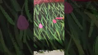 “In a field of tulips I found pieces of peace—petal by petal color by color”#NishisArt #viralshorts