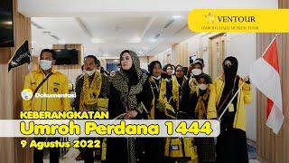 MERIAH & PENUH HARU!!! Keberangkatan Umroh Perdana 1444 H Ventour Travel