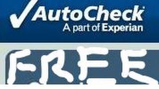 Free AutoCheck Report.