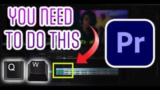 YOU NEED TO USE THIS TRICK IN PREMIERE PRO! | Q and W Ripple Trim