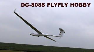 DG-808S FLYFLY HOBBY, maiden flight, RC scale glider, 2018
