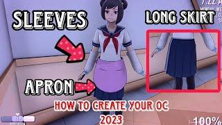 How to create your Oc 2023 /part10 tutorial/ Yandere Simulator Tutorial #yanderesimulator #game #tu