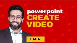 How to convert powerpoint ppt to video mp4 in Urdu and Hindi