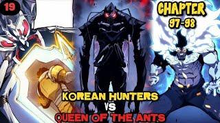 ANT QUEEN VS KOREAN HUNTERS! SOLO LEVELING Season 2 Episode 11 Part 1 Chapter 97-98