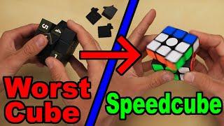 I turned my WORST 3x3 into a Speedcube