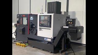 Samsung SMEC SL-2500 A-V CNC Lathe Fanuc Oi TF 420 Hours MACH4METAL 6000