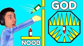 I Am A BOTTLE FLIP GOD! | Happy Wheels