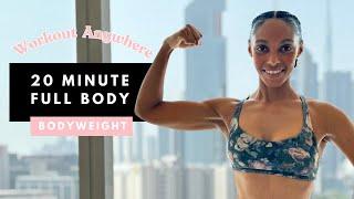 20min Full Body Workout - BODYWEIGHT | Build Muscle & Strength