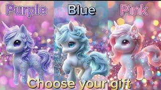 Choose your gift #chooseyourgift #purple #blue #pink