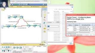 8.3.3.5 Packet Tracer - Configuring Basic OSPFv3 in a Single Area