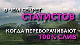 КАК СТАТИСТЫ ПЕРЕВОРАЧИВАЮТ 100% СЛИВЫ В ПОБЕДЫОБУЧЕНИЕ В WOT BLITZ️ВОТ БЛИЦ