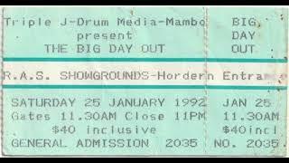 Nirvana - Live at Big Day Out, Sydney, Australia, 01/25/1992