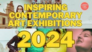 2024 Top Contemporary Art Exhibitions