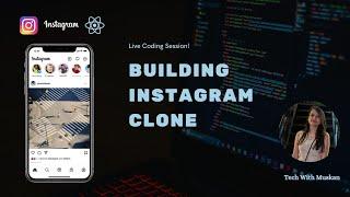 Building an Instagram Clone with React Native: Live Coding Session 2023 #reactnative #instagramclone