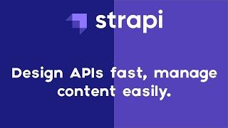 STRAPI.JS | FRONT(BACK)-END HEADLESS CMS | Strapi.io