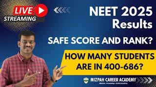 NEET 2025 - Rank vs Marks - Detailed Analysis - What will be Safe Rank for Govt Colleges - Mizpah