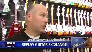 Tampa Guitar Store, Replay Guitar Exchange, is featured on FOX 13