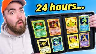 24 HOUR CHALLENGE: Collecting EVERY Original POKEMON CARD