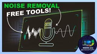 Upgrade Your Sound: RTX Voice vs. Krisp Noise Removal!  Free Tools!