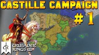 [1] RISE OF EL CID: SPANISH KNIGHT (Castille) Campaign for Crusader Kings 3 (Historical Lets Play)