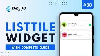 Flutter ListTile widget - Complete guide in one video