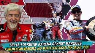 BERITA MOTOGP TERBARU ~ KEMENANGAN MARQUEZ JADI BUKTI BOS DUCATI TAK SALAH PILIH