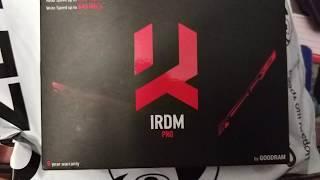 Распаковка Goodram IRDM Pro Gen.2 256GB 2.5" SATAIII 3D TLC (IRP-SSDPR-S25C-256) из rozetka.com.ua