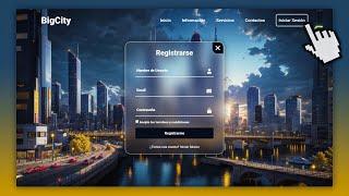 Crea PÁGINA WEB con Login y Registro 2024 | HTML CSS JS