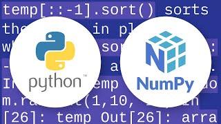 Efficiently sorting a numpy array in descending order?