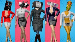 TV WOMAN VS SPEAKER WOMAN  VS CAMERA WOMAN VS PROJECTOR  WOMAN VS TRAFFIC LIGHT WOMAN