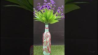 Unique  Glass bottle decoration #urmidiydelight #diycraft #simple #shortvideo #shortviral