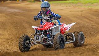 Andrix Beland Destroying Ironman Raceway on his Super Mini!